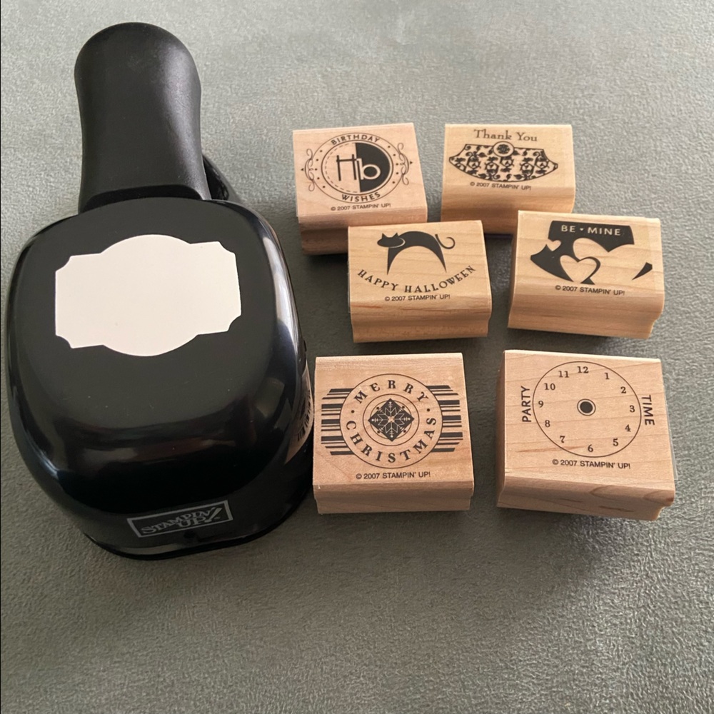 Stamping’ Up! Stamps and Punch Set
